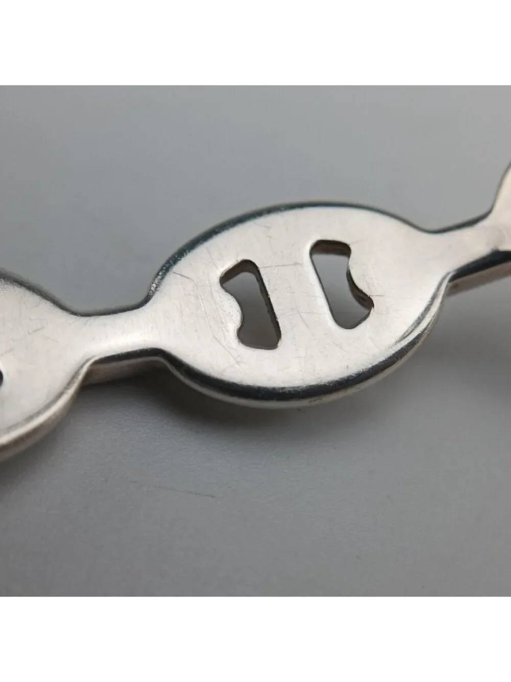 Hermes Chaine D'ancre Ancene Silver Bracelet